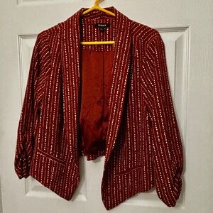Torrid Blazer - Burnt Orange - 3/4 Sleeves